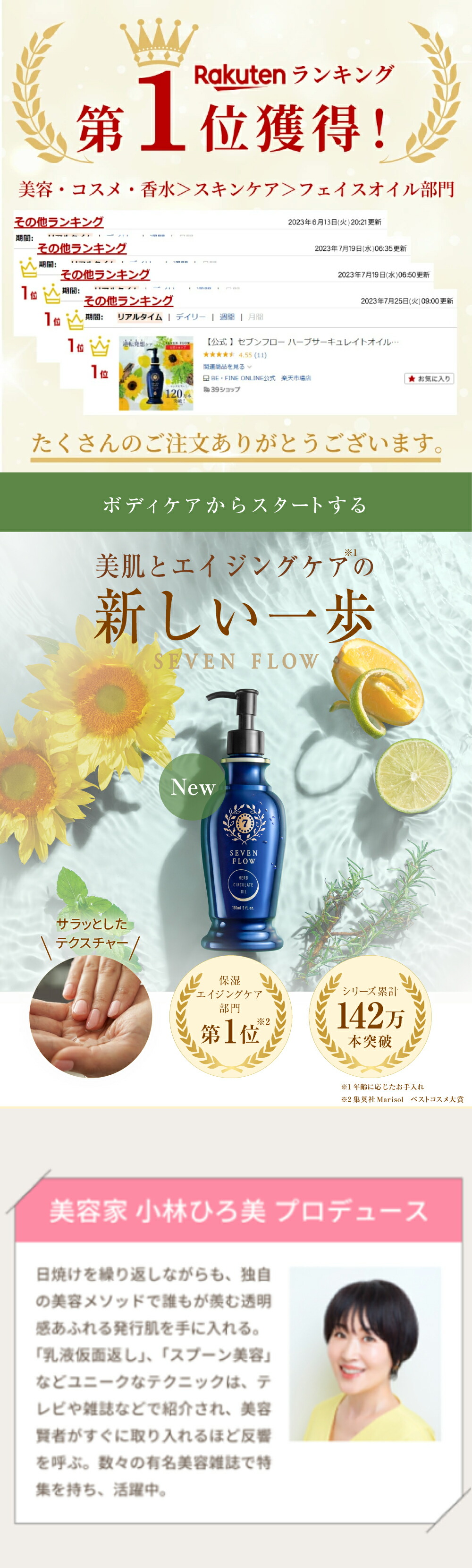 楽天市場】【新発売】【 公式】セブンフロー ハーブサーキュレイト