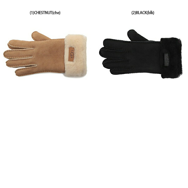 楽天市場】アグ 手袋 カフグローブ シープスキン レディース UGG 17369