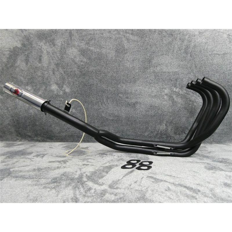 楽天市場】ZRX400 豪 ガニマタ マフラー メッキ ＋シルバー