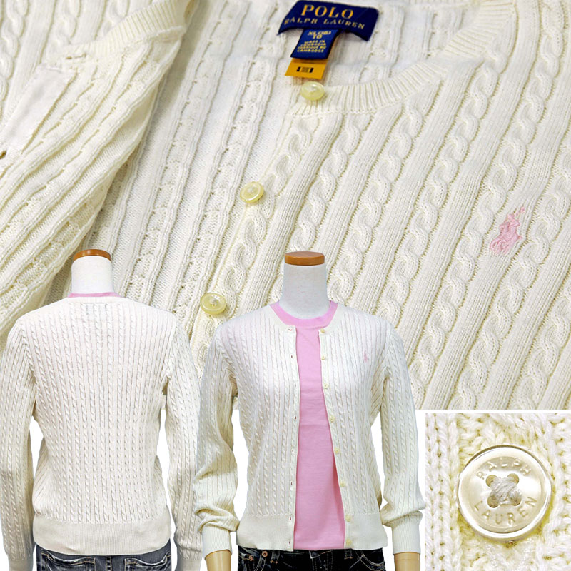 楽天市場】POLO by Ralph Lauren Girl's 定番コットン ケーブル