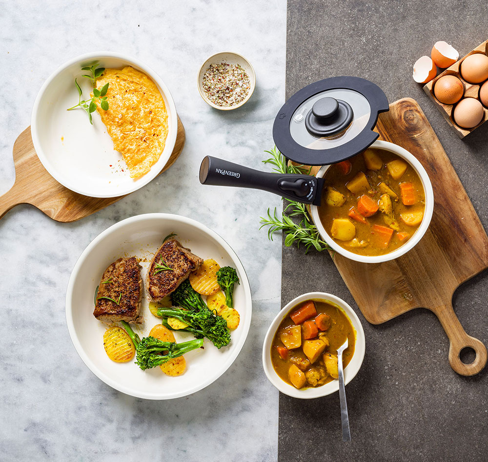 楽天市場】[選べる特典付き] グリーンパン クリックシェフ 8点セット