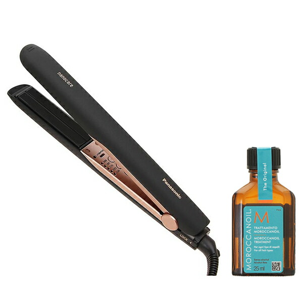 セット】パナソニック Panasonic ストレートアイロン ナノケア EH-HS0E