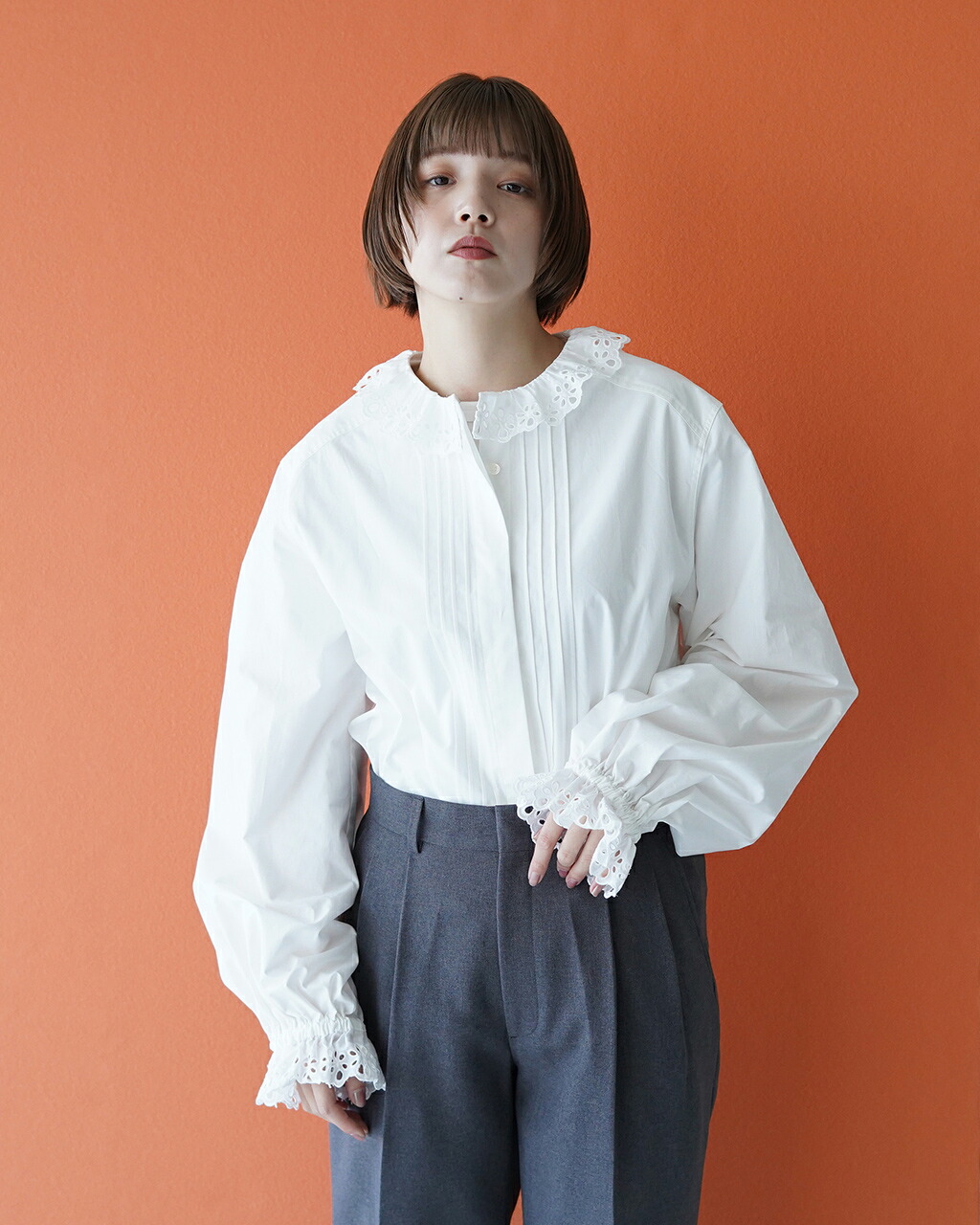 楽天市場】シンゾーン THE SHINZONE レース カラー ブラウス LACE