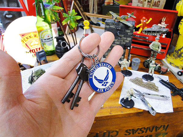 楽天市場】ミリタリーメタルキーホルダー （U.S.エアフォースNEW