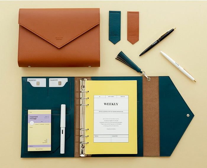 楽天市場】Funnymade CLUTCH 6穴 DIARY COVER - A5 オーガナイザー