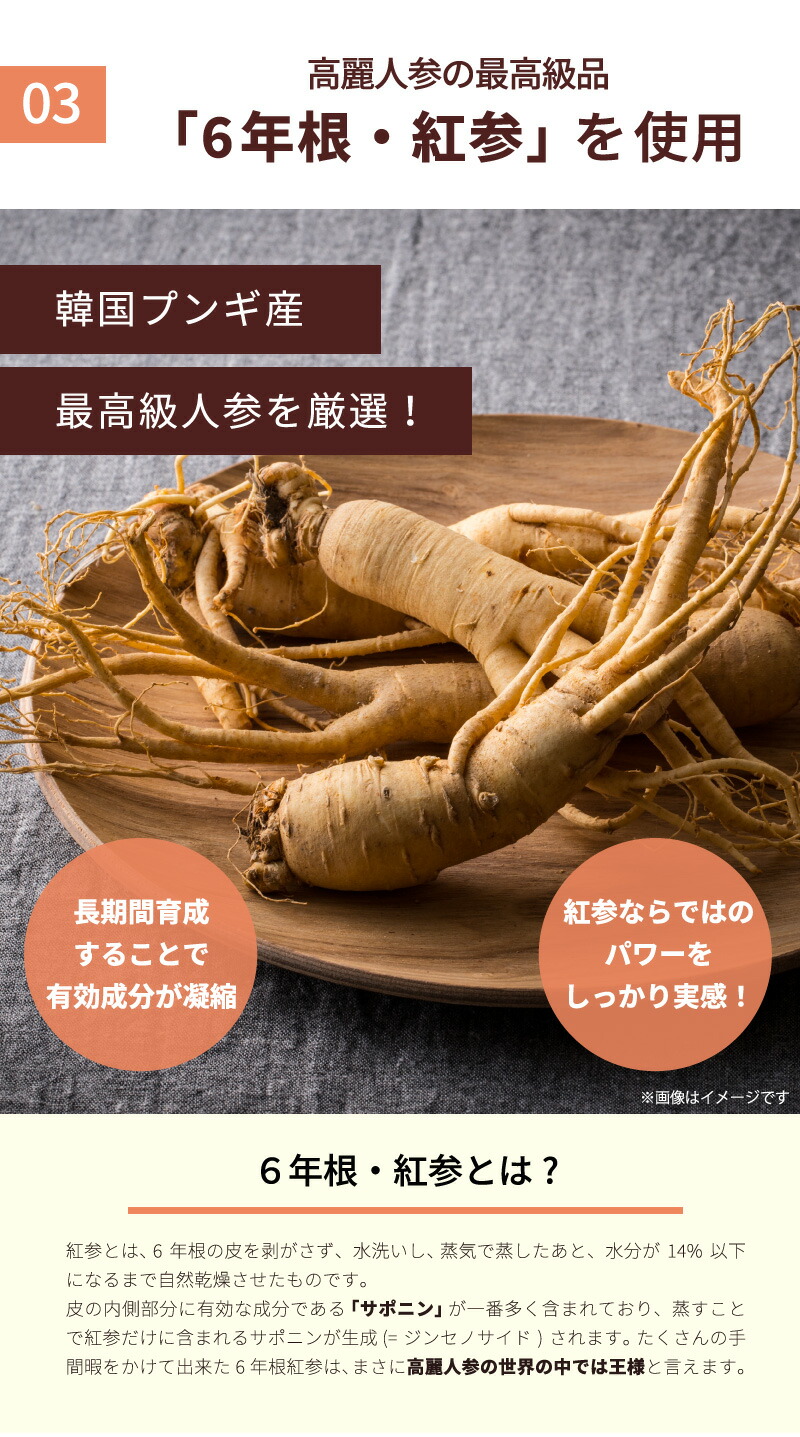 楽天市場】韓国 サプリ J's Kami高麗 1箱 270mg×90カプセル