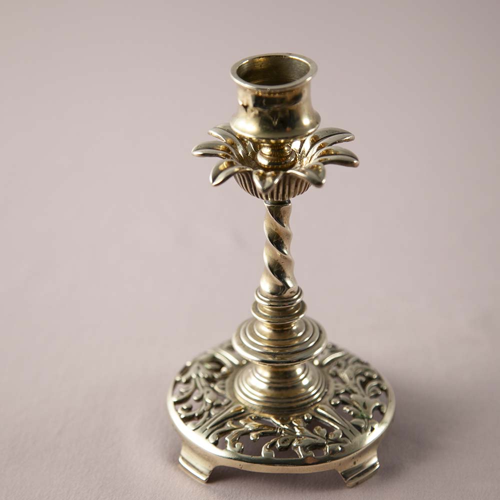 楽天市場】キャンドルスタンド 1880年代製 真鍮 オーク アンティーク