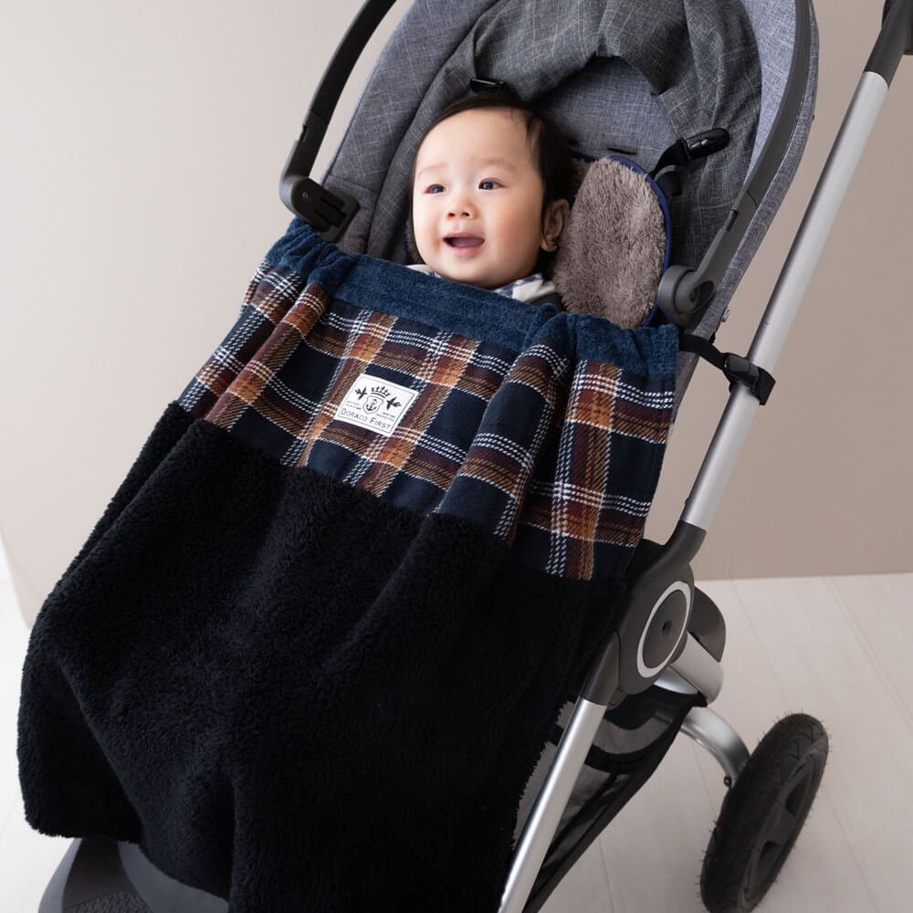 2wayあったか 抱っこ紐ケープ / ベビーカー 防寒 ブランケット DORACO