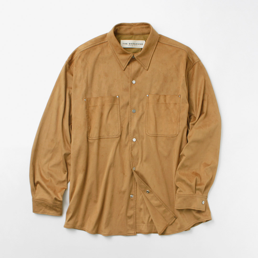 楽天市場】SHINZONE（シンゾーン） スウェード シャツ 25AMSBL03