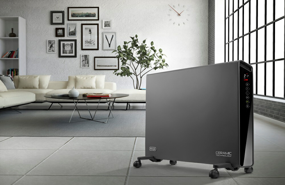 美品✨DeLonghi　デロンギ　コンベクターヒーター　グレー デロンギ(DELONGHI) HXJ60L12 グレー コンベクターヒーター パネル