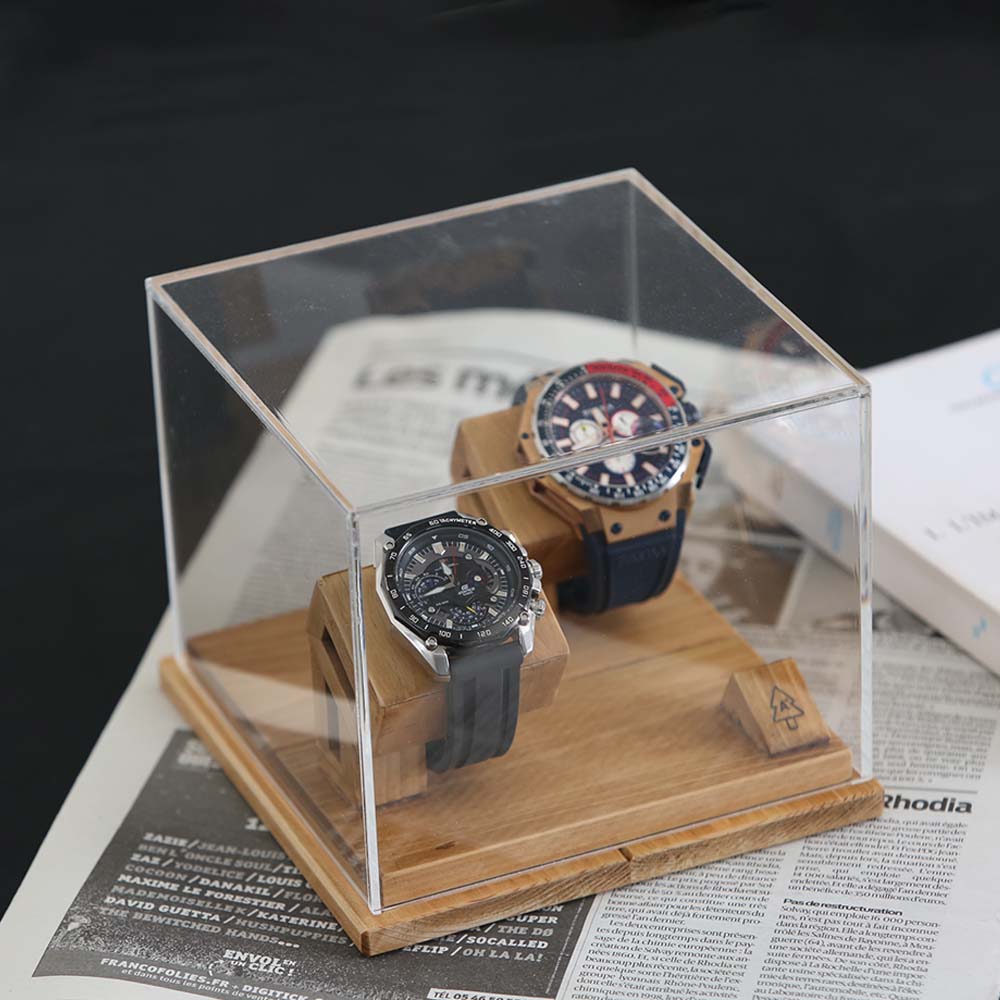 楽天市場】A+ (アクセントプラス) 腕時計ショーケース 2本用 スタンド