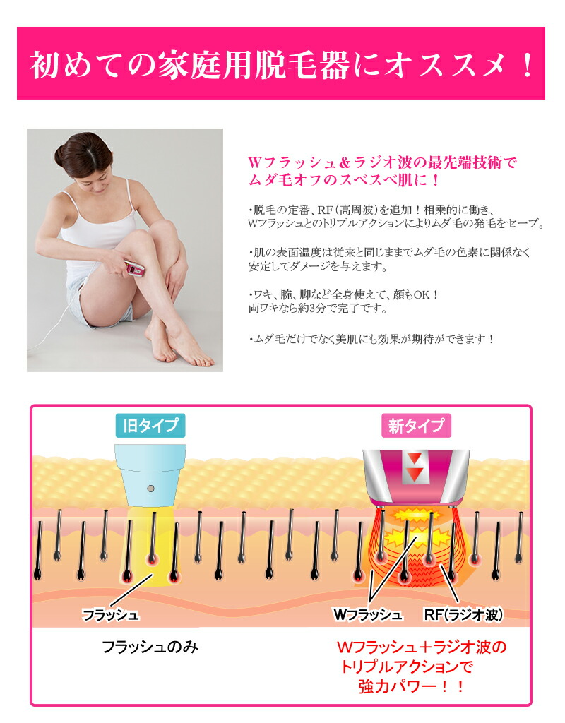 楽天市場】家庭用【ワイドフラッシュアクセラレーションRF】 : リンパ