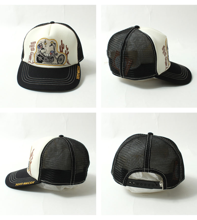 TOYS McCOY(トイズマッコイ) メッシュキャップ SNOOPY BORN FREE! 69