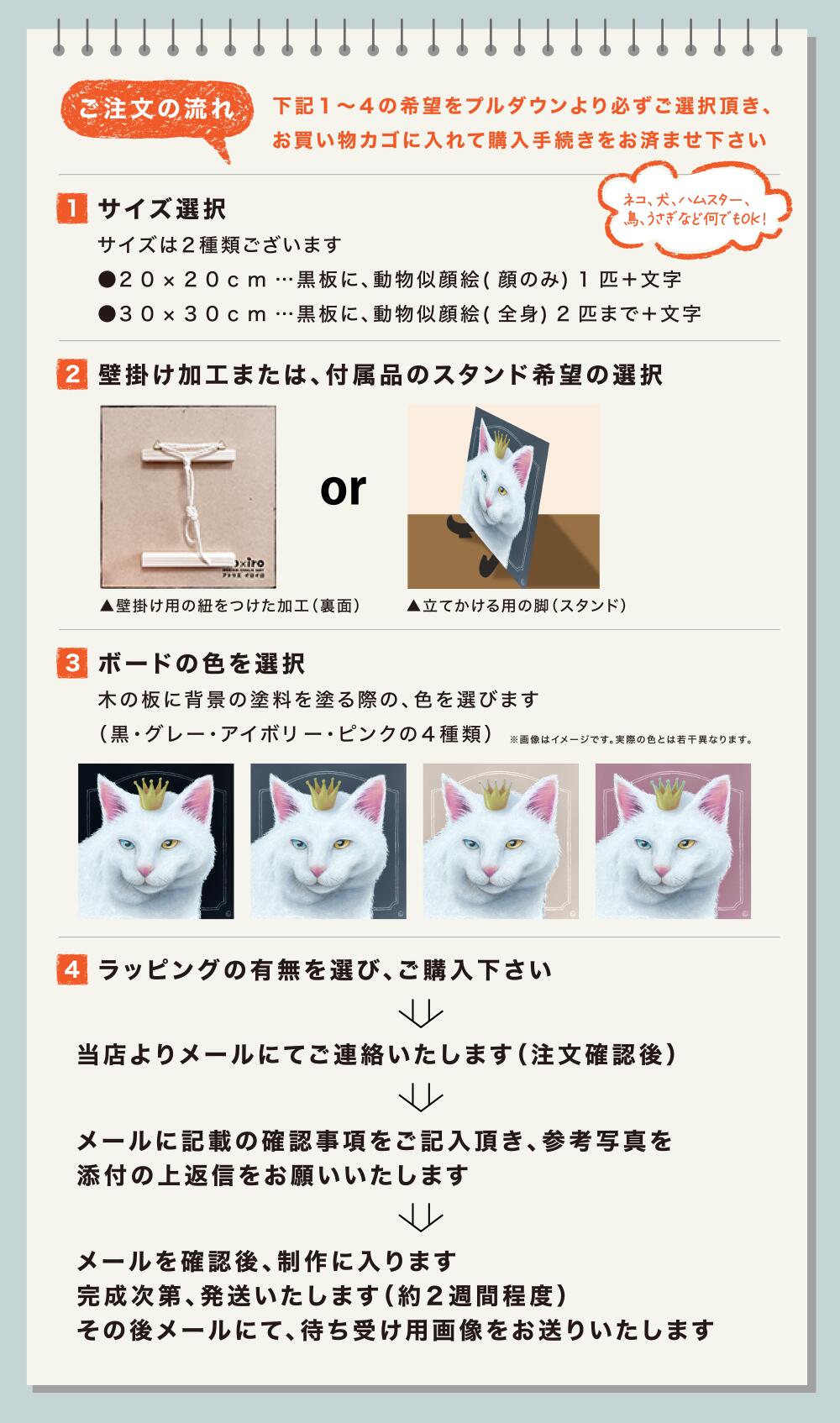 楽天市場】【ふるさと納税】チョークアート動物画 20×20cm/30×30cm