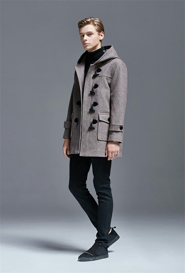 楽天市場】ダッフルコート メンズ 学生 男子 軽い ウール混 メルトン