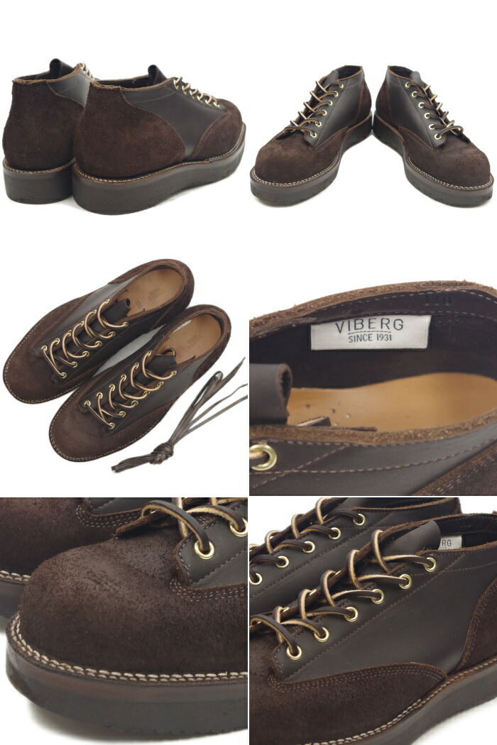 楽天市場】○○ VIBERG ヴァイバーグ LACE TO TOE OXFORD モカ