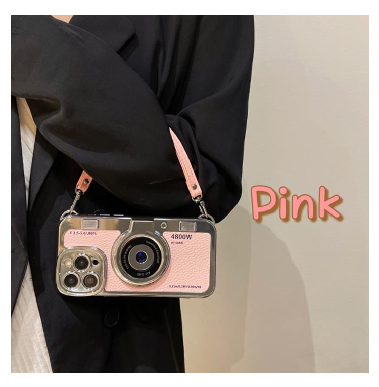 楽天市場】iPhone15 iPhoneケース スマホケース カメラ型 ストラップ付