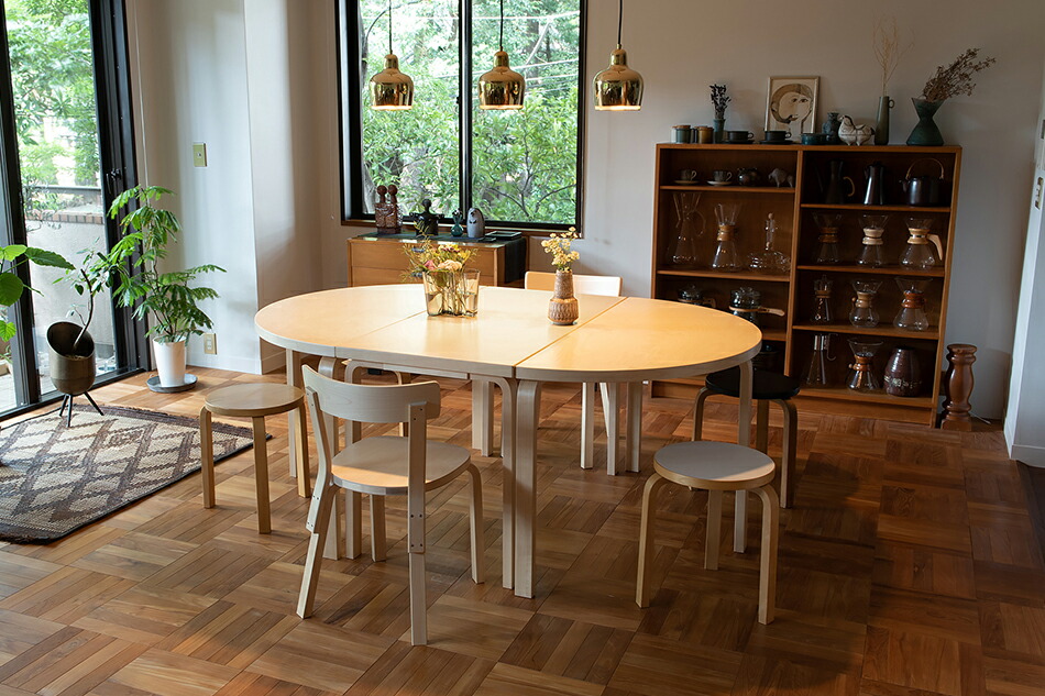 アアルト テーブル 半円形（アルテック／Artek） フリーデザイン