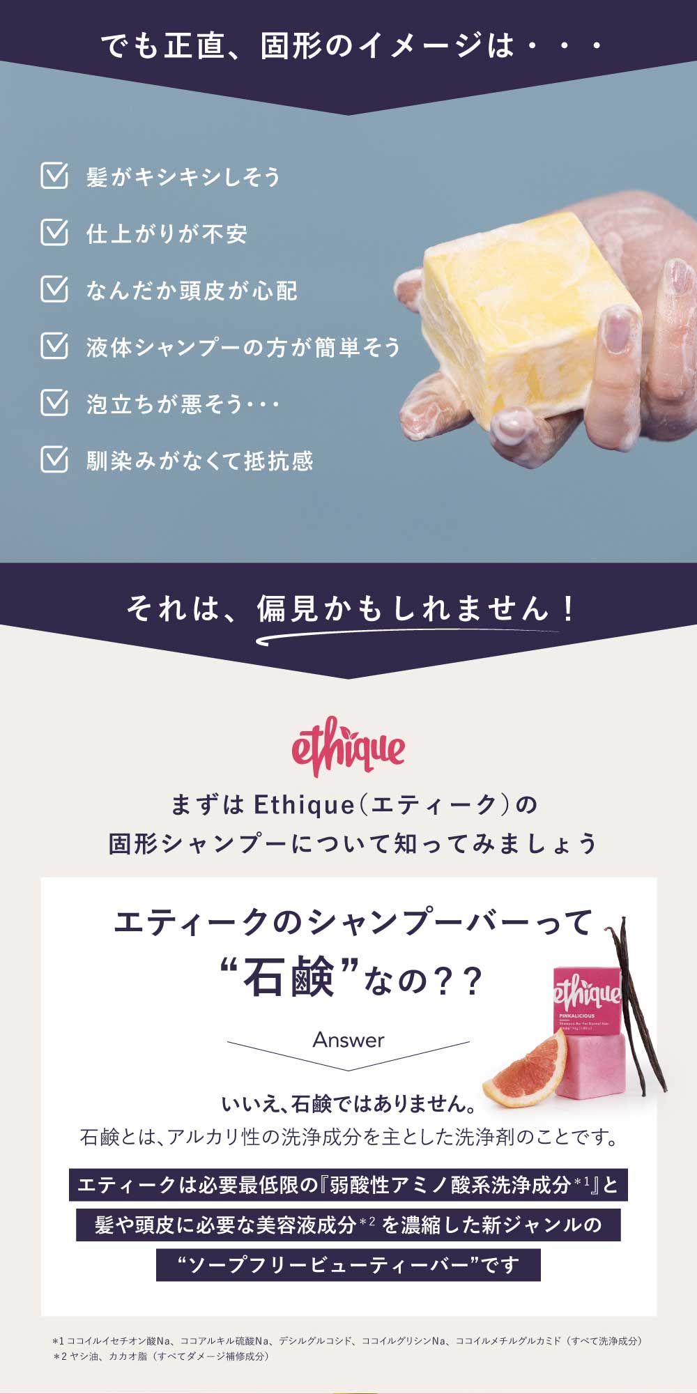 楽天市場】【公式】エティーク 単品【楽天1位】シャンプー バー