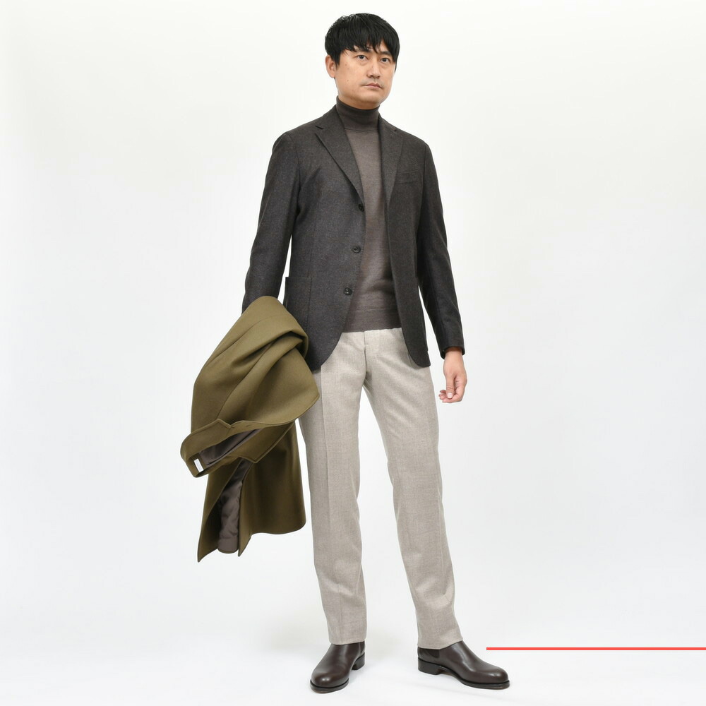 SALE】BOGLIOLI（ボリオリ）DOVERドーヴァー ウールサキソニー3B