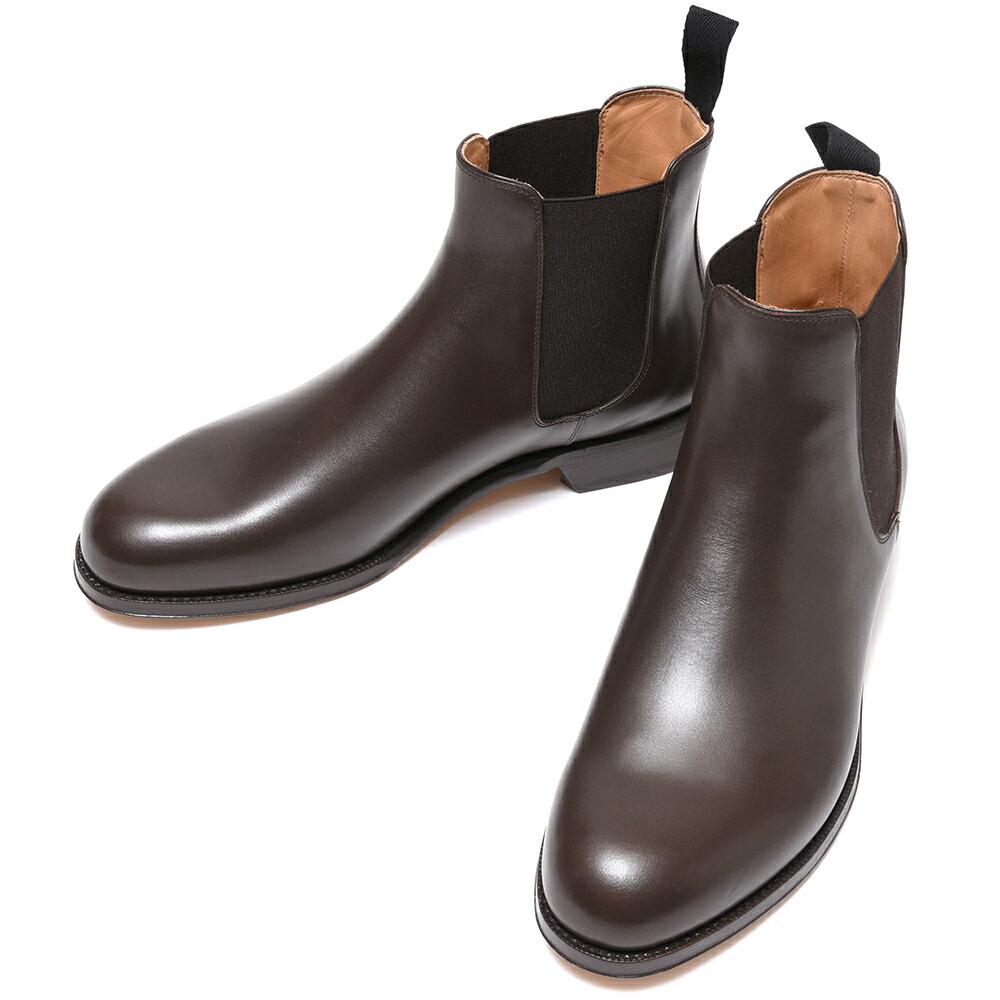 F.LLI Giacometti（フラテッリジャコメッティ）カーフレザーサイドゴア