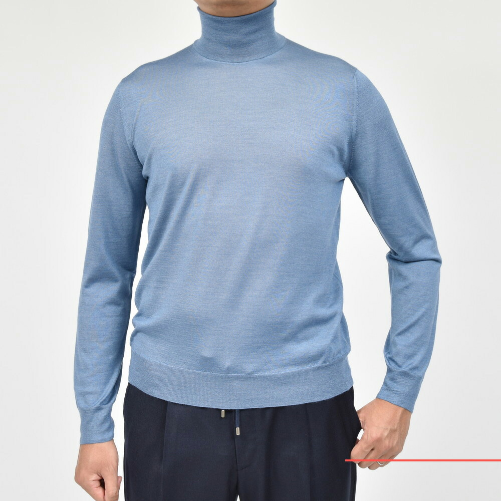 ZANONE（ザノーネ）ハイゲージカシミアシルクタートルネックニット DV