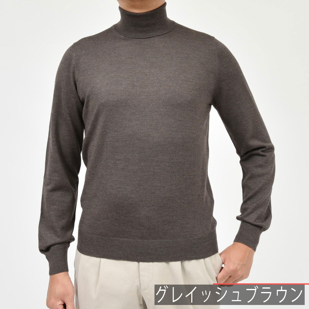 GRAN SASSO（グランサッソ）12ゲージウールタートルネックニット 55157