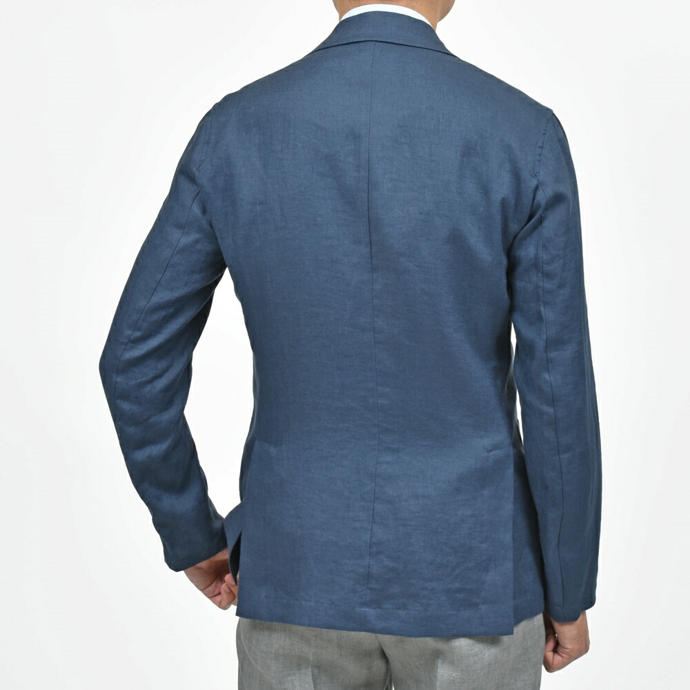 Giannetto（ジャンネット）リネンソリッド2Bシャツジャケット CORALLO