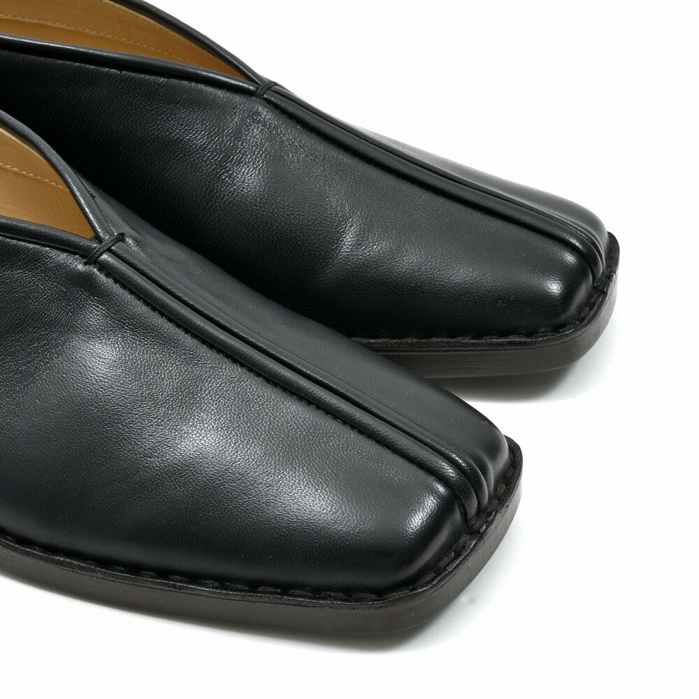 LEMAIRE（ルメール）FLAT PIPED SLIPPERS ラムレザーフラットシューズ