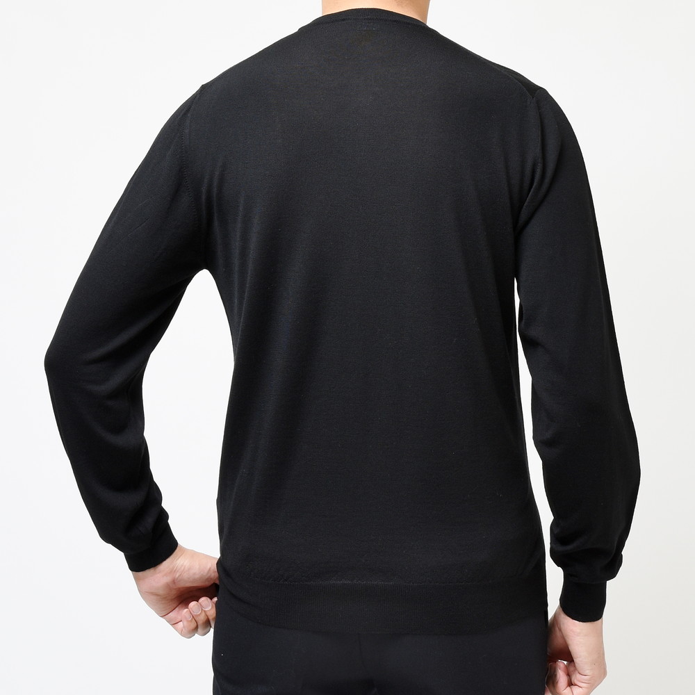 FEDELI（フェデリ）SUPER140'sハイゲージウールソリッドクルーネック