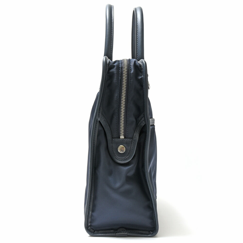 Felisi（フェリージ）リモンタナイロン×バケッタレザーブリーフバッグ