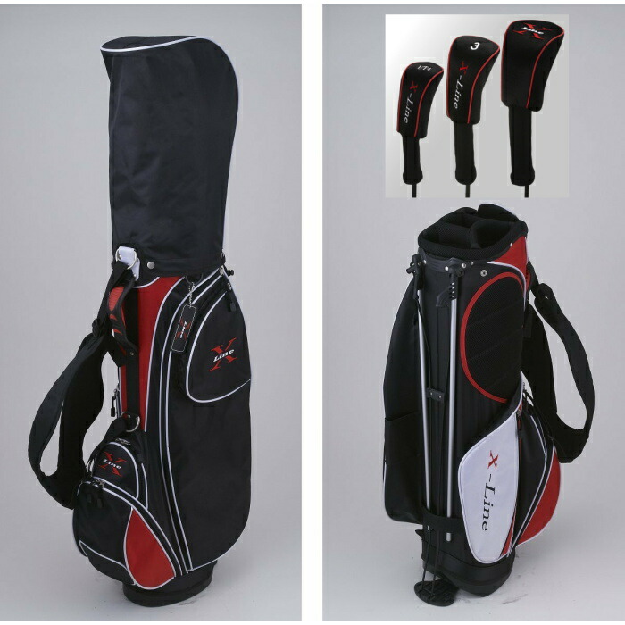 初心者おすすめ☆メンズ ゴルフクラブセット☆X-LINE☆スタンド