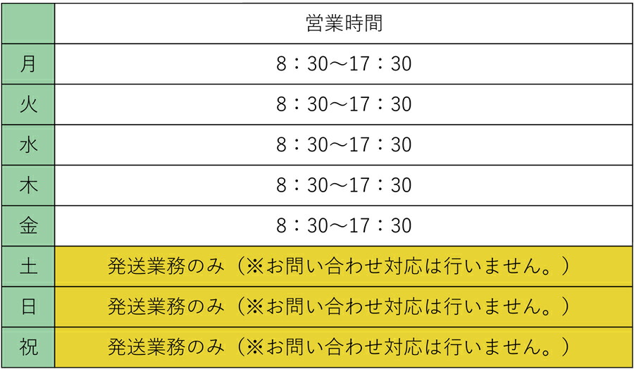 Y♡土日祝 出荷不可様　追加分 楽天市場】 発送に関する注意点 > 土日祝日の対応について : Naturias