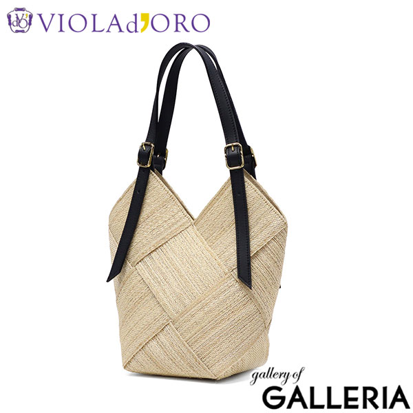 VIOLAd'ORO ヴィオラドーロ かごバッグ 【正規品】 レディース VIOLAd