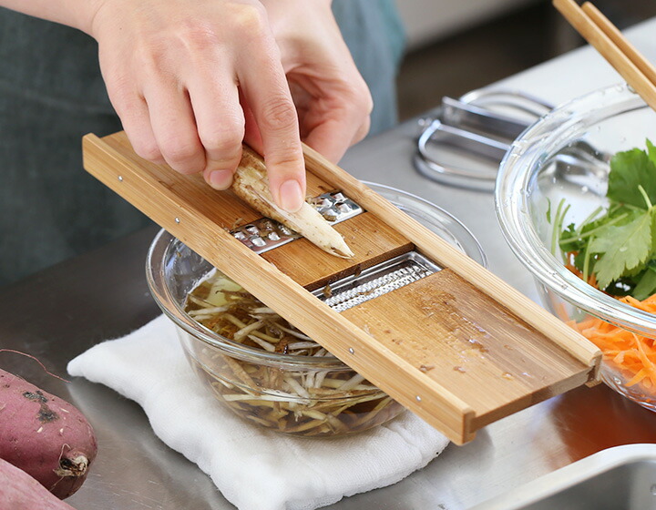 楽天市場】公長齋小菅 スライサー 竹製 公長斎小菅 両面 リバーシブル