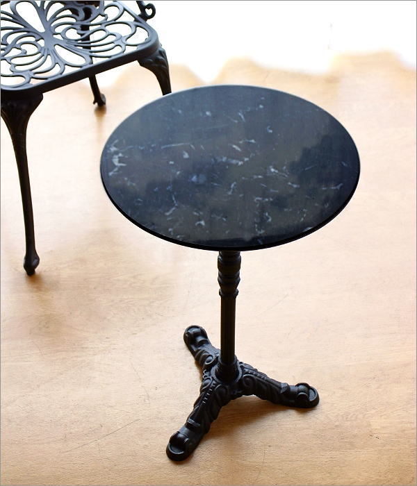 楽天市場】カフェテーブル 大理石 丸 1本脚 高さ60cm コンパクト