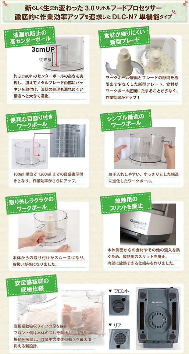 DLC-N7JPS クイジナート(Cuisinart) 業務用フードプロセッサー 単機能