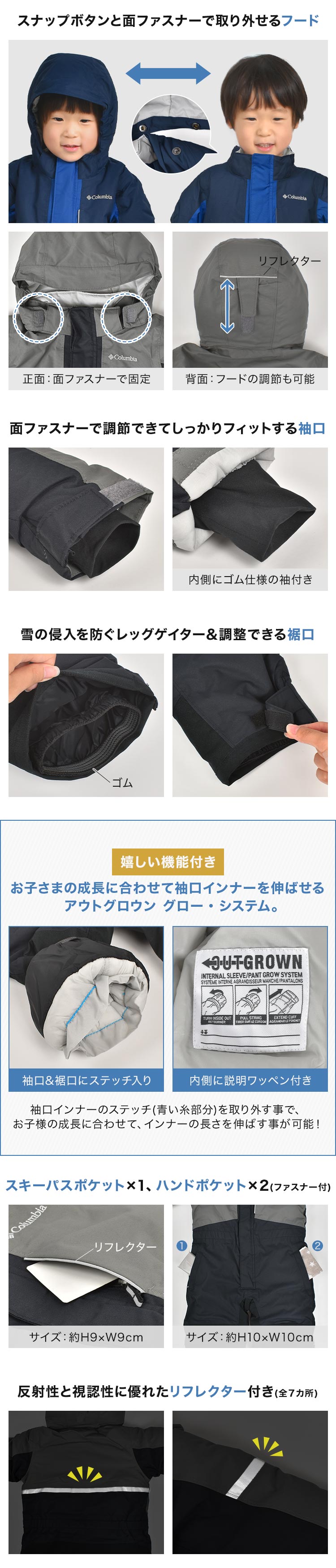 楽天市場】コロンビア Columbia バガ3スーツ SC9036 ベビー ジャンプ