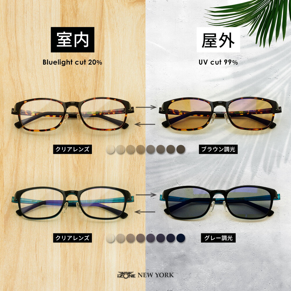 楽天市場】IZONE NEW YORK Petite Aile 調光 サングラス レディース UV