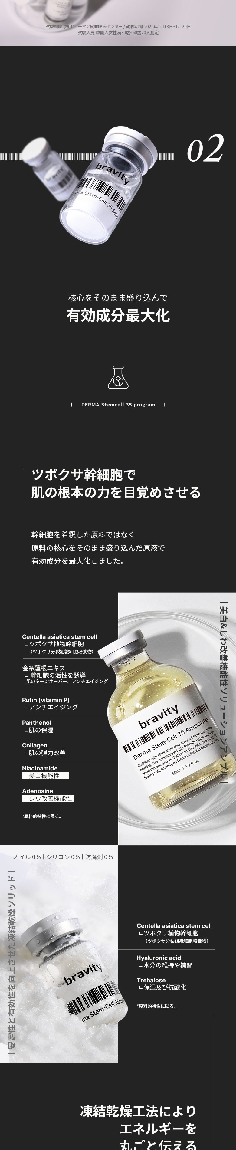 楽天市場】【公式代理店】BRAVITY ダーマステムセル35プログラム