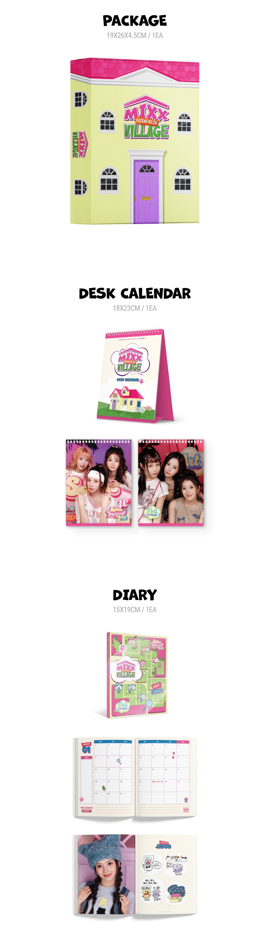 楽天市場】NMIXX 2024 Season's Greetings 「XXCENE NO.24 MIXX