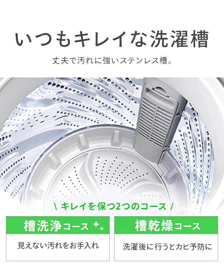 アイリスオーヤマ 全自動洗濯機 6.0kg IAW-T606-W ホワイト