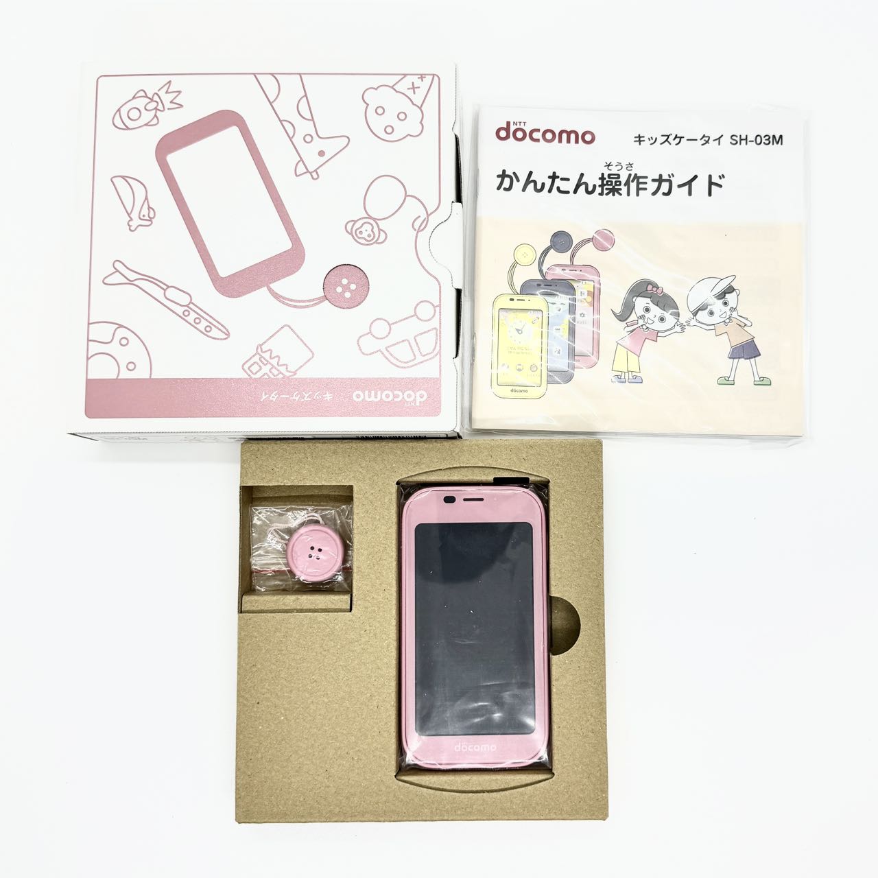 楽天市場】「新品」キッズケータイ SH-03M ピンク 3.4インチ eSIM 防水