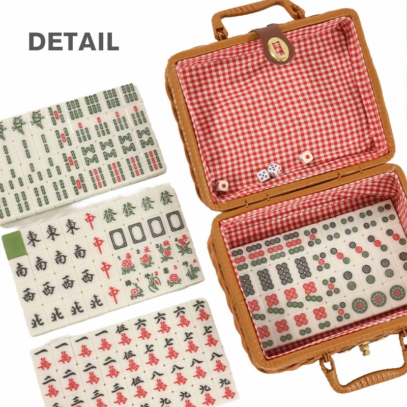 楽天市場】麻雀牌 手打ち麻雀用 かごバッグ付 30ミリ牌 30mm麻雀牌