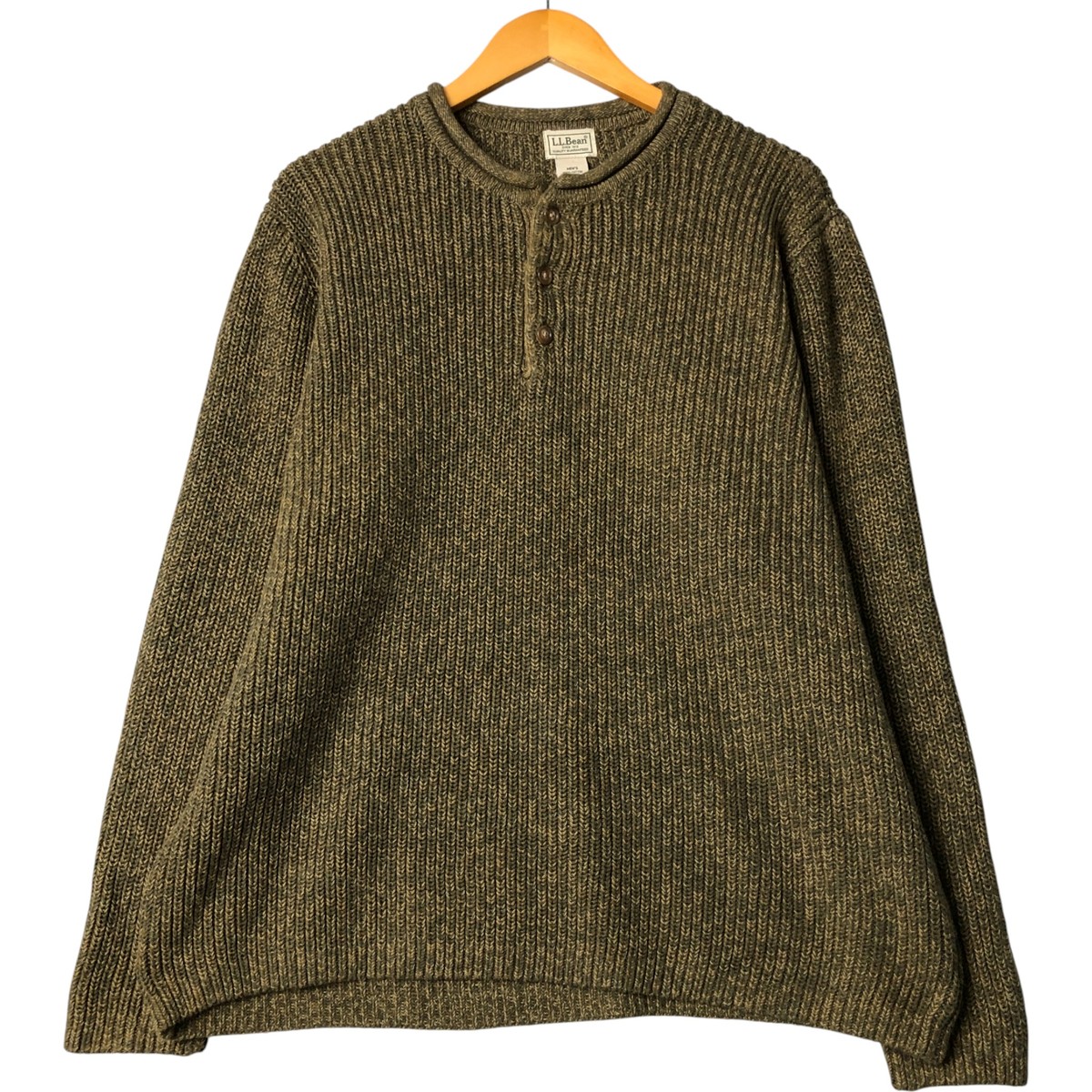 古着 90～00年代 エルエルビーン L.L.Bean ヘンリーネック コットン