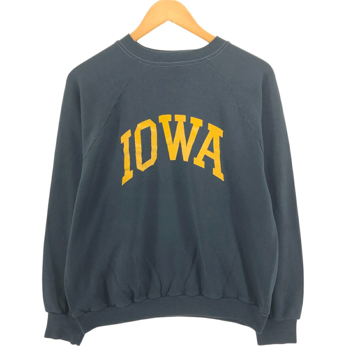 古着 80年代 SPORTSWEAR IOWA アイオワ大学 カレッジスウェットシャツ