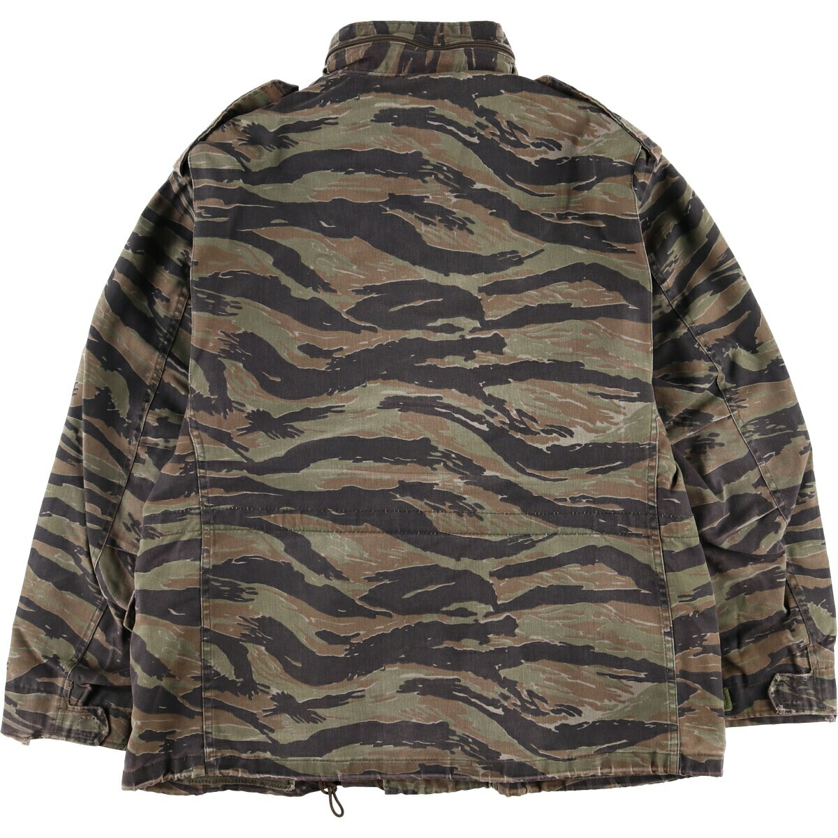 古着 民間品 アルファ ALPHA M-65タイプ 迷彩柄 タイガーストライプ