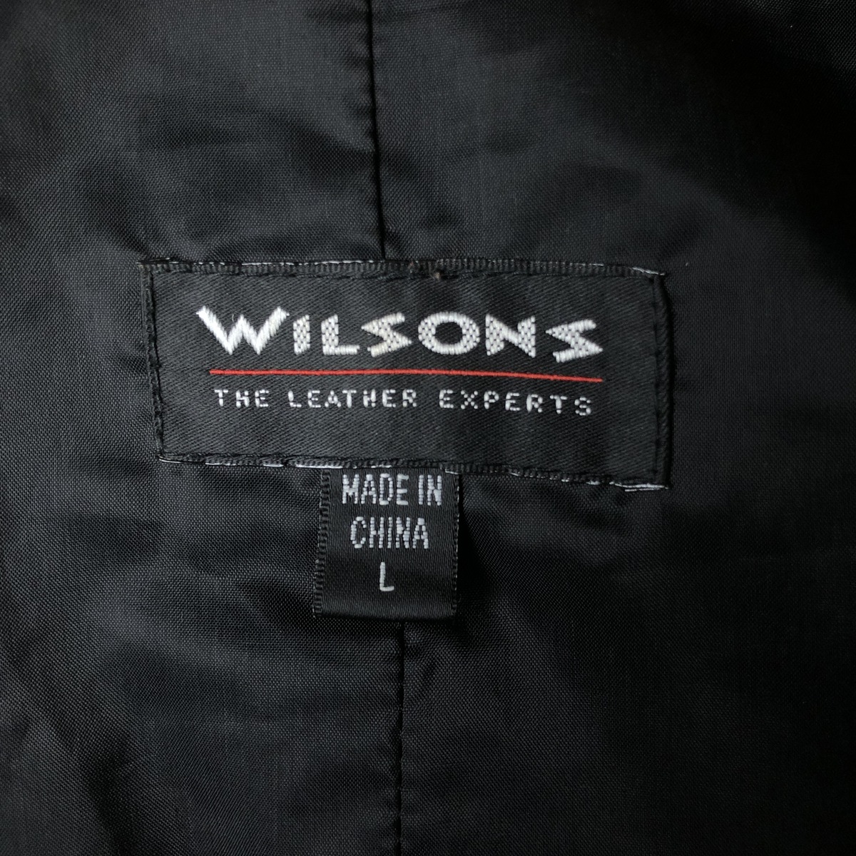 古着 80年代 ウィルソンズレザー WILSONS LEATHER 前開き レザーベスト