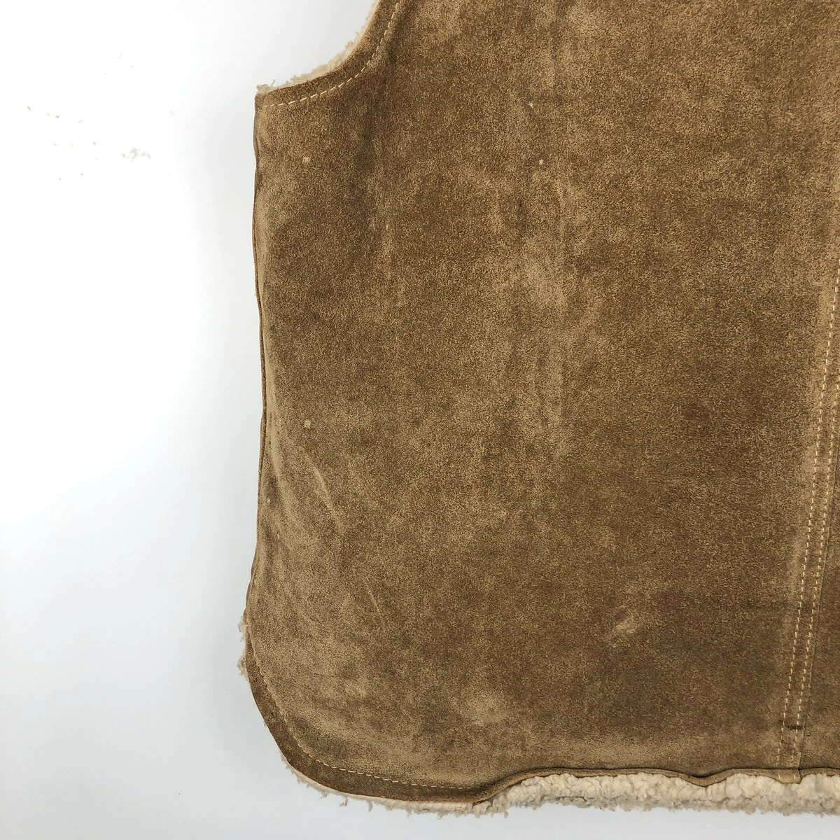 古着 70年代 シアーズ Sears THE LEARHER SHOP スエードレザーベスト