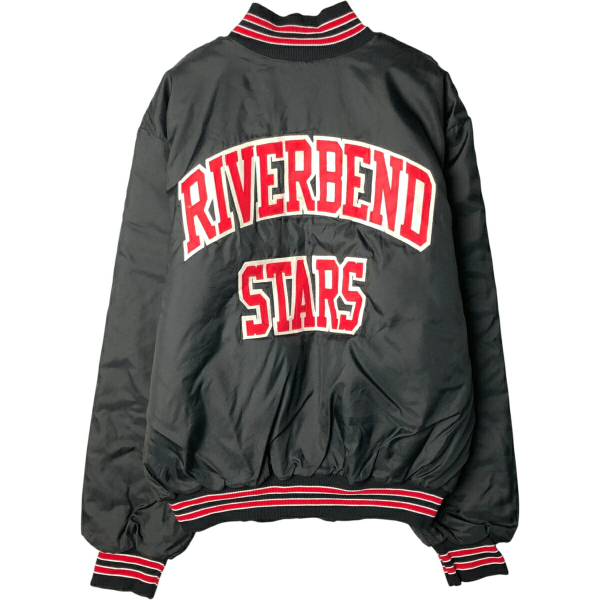 古着 90年代 RENNOC 中綿入り ナイロンスタジャン アワードジャケット